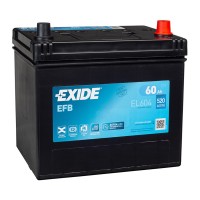 EXIDE Start-Stop EFB 60R EL604 520A 232х175х225