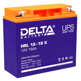 Delta HRL 12-18 X 230А универсальная полярность 18 Ач (181x77x167)