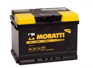 Moratti 60R 600А обратная полярность 60 Ач (242x175x175)