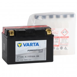 Аккумулятор для мототехники VARTA Powersports AGM YT12A-BS 160А прямая полярность 11 Ач (150x88x105) 511 901 014 - фото 1