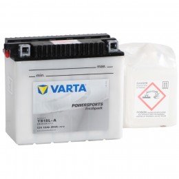 Аккумулятор для мототехники VARTA Powersports Freshpack YB18L-A 200А обратная полярность 18 Ач (181x92x164) 518 015 018 - фото 1