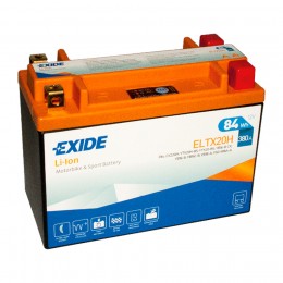 Аккумулятор для мототехники EXIDE ELTX20H 84 Wh 380А прямая полярность 7 Ач (175x87x130) - фото 1
