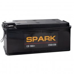 Автомобильный аккумулятор SPARK TT 190 под болт 1250A 1250А прямая полярность 190 Ач (514x218x210) 6СТ-190N3 - фото 1