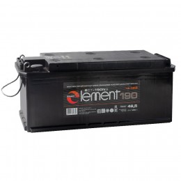 Автомобильный аккумулятор Smart ELEMENT TT 190 под болт 1250А  прямая полярность 190 Ач (514x218x210) 6СТ-190N3 - фото 1