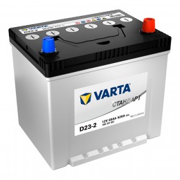 Автомобильный аккумулятор VARTA СТАНДАРТ D23-2 (60R) 520А обратная полярность 60 Ач (232x173x225) 560301052 - фото 1