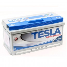 Автомобильный аккумулятор TESLA PREMIUM ENERGY 100RS 900А Обратная полярность 100 Ач (353x175x175) - фото 1
