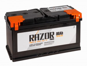 Автомобильный аккумулятор RAZOR 90L 720А Прямая полярность 90 Ач (353x175x190) 6СТ-90 - фото 1