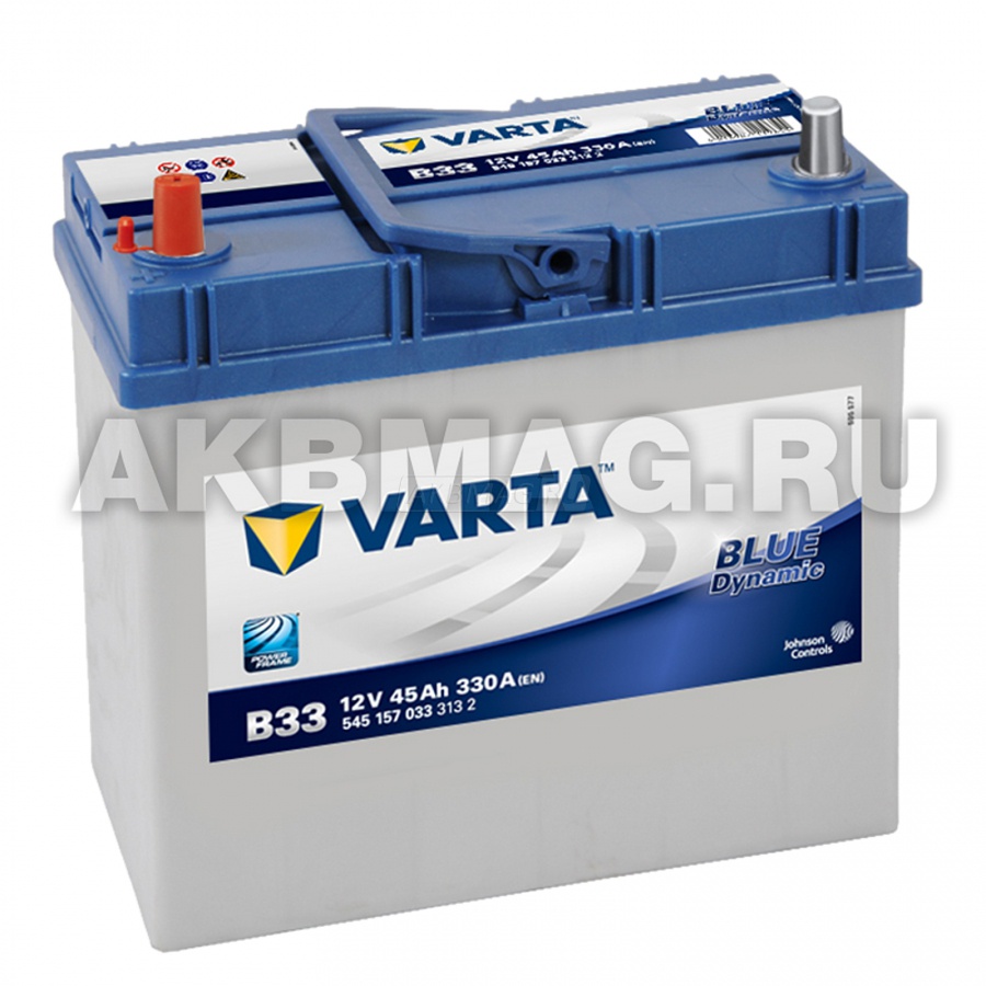 VARTA Blue B33 45L 330A 238x129x227