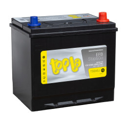 Topla EFB 65R600А Обратная полярность 65 Ач (230x168x220)