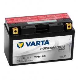 VARTA Powersports AGM T7B-BS 120А Прямая полярность 7 Ач (150x66x94) varta powersports agm t7b bs 120а прямая полярность 7 ач 150x66x94