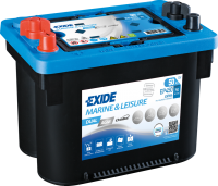 EXIDE MARINE LEISURE DUAL AGM 50L EP450 750A 260x173x206