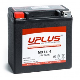 UPLUS AGM MX14-4 200А Прямая полярность 12 Ач (150x88x145) электрододержатель patriot 605001861 200а