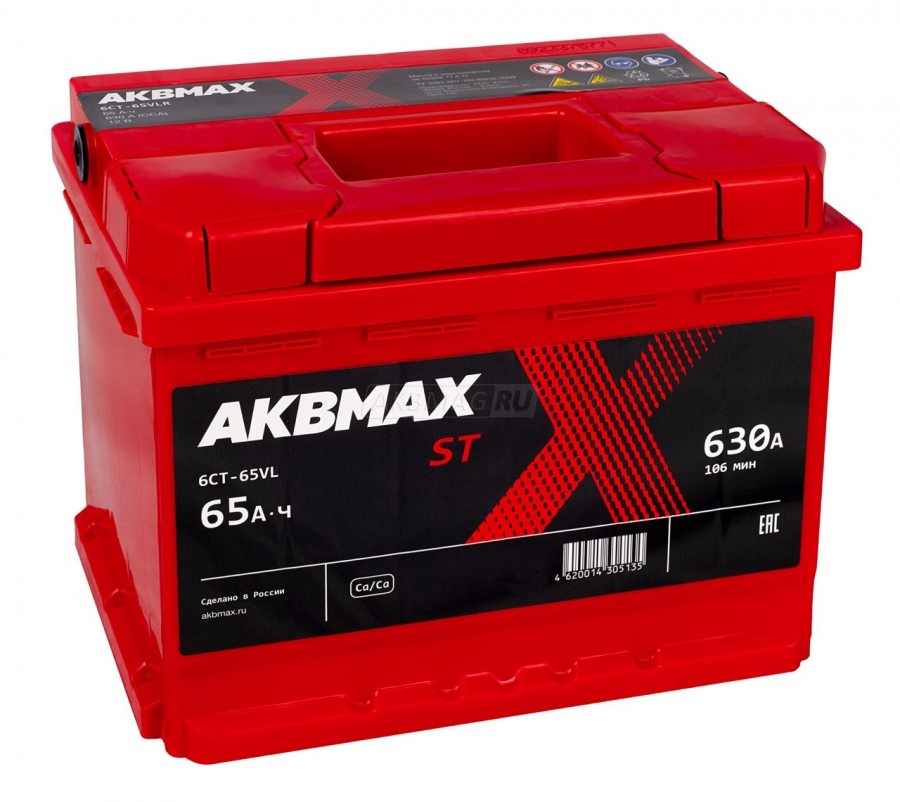 AKBMAX ST 65L 630A 242x175x190