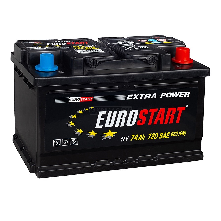 Power extra аккумулятор. Аккумулятор Extra start 6ст-74n r+ (l3), 278x175x190, Обратная полярность, 74 Ач. Hankook 6ст-74.1 (57413)