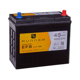 

EFB 45R RL450480А Обратная полярность 45 Ач (236x128x220)