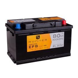 

EFB 80R RL800800А Обратная полярность 80 Ач (315x175x190)