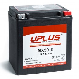 UPLUS AGM MX30-3 500А Обратная полярность 30 Ач (165x125x175) for baofeng six way charger multi unit ham radio charger for baofeng baofeng bf 9700 bf a58 bf uv9r uv xr walkie talkie