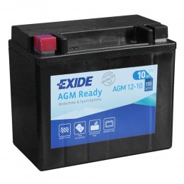 Аккумулятор для мототехники EXIDE AGM 12-10 150А Прямая полярность 10 Ач (150x90x130) - фото 1
