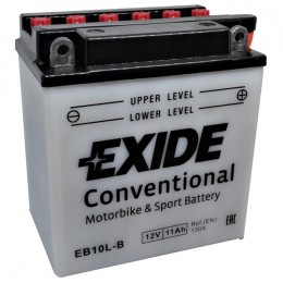 

EXIDE 12N10-3B (EB10L-B) 110А Обратная полярность 10 Ач (135x90x145)