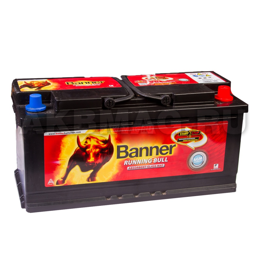 BANNER Running Bull AGM Start-Stop (60 501) 105R  950A 394x175x190