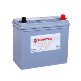 

Grey ASIA NS60 45R (с переходниками)400А Обратная полярность 45 Ач (238x128x227)