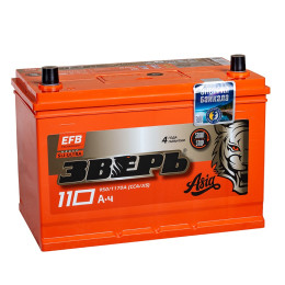 

ASIA EFB 125D31R (110L)950А Прямая полярность 110 Ач (306x173x223)