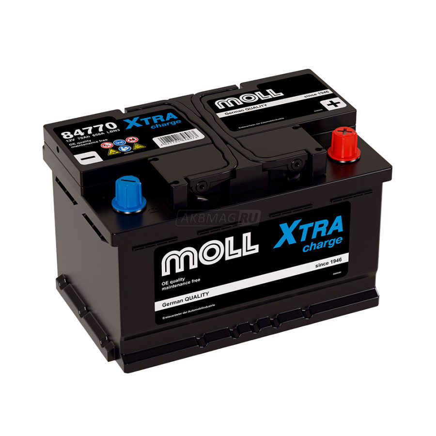MOLL X-TRA Charge 70R 650A 278x175x175 MOLL X-TRA Charge 70R 650A 278x175x175