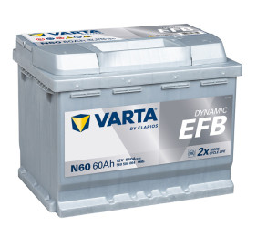 

EFB N70 (70R)640А Обратная полярность 60 Ач (242x175x190)