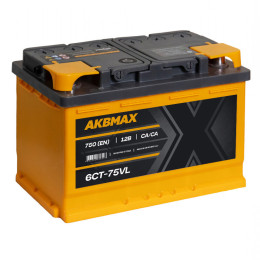 

AKBMAX 75L750А Прямая полярность 75 Ач (278x175x190)