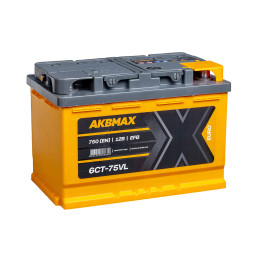 AKBMAX EFB 75R750А Обратная полярность 75 Ач 278x175x190 9400₽