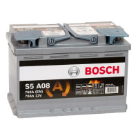 BOSCH AGM S5 A08 70R 760A 278x175x190