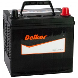 Автомобильный аккумулятор DELKOR 60R (26R-550) 550А обратная полярность 60 Ач (206x172x205) - фото 1