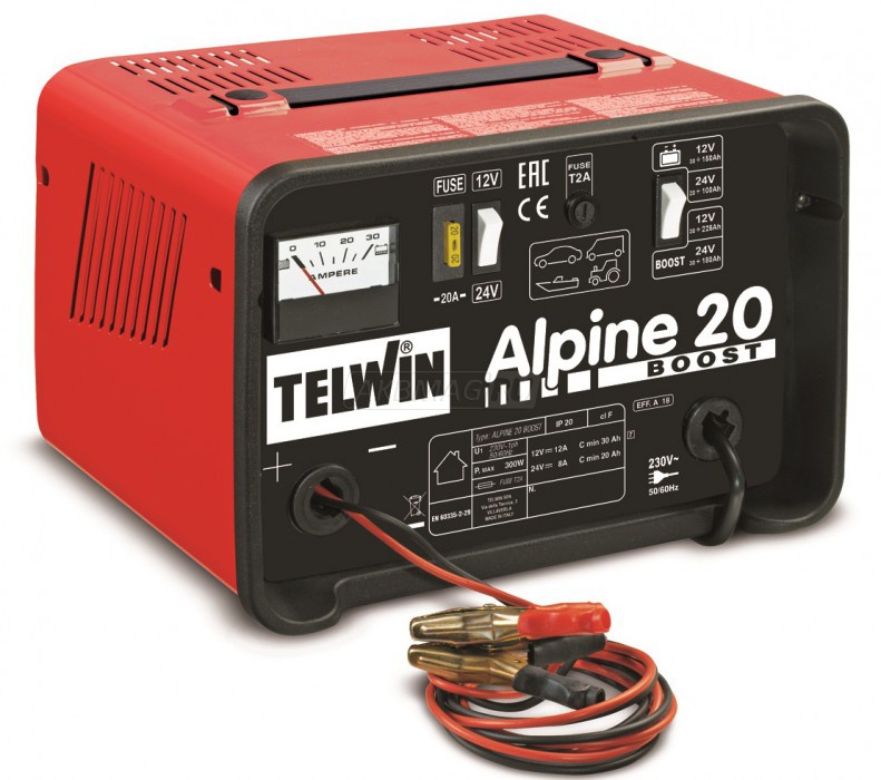 Зарядное устройство ALPINE 20 BOOST 230В 12-24V