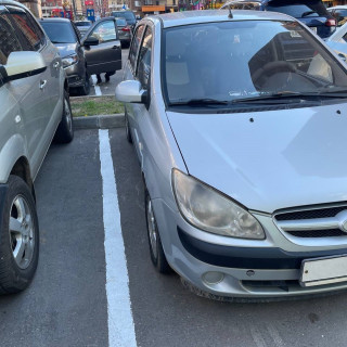 Замена аккумулятора на Hyundai Getz I 2002 - 2005 1.3 82 л.c.  Замена аккумулятора на Hyundai Getz I 2002 - 2005 1.3 82 л.c.