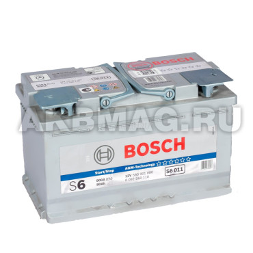 BOSCH AGM S6 011 80R 800A 315x175x190