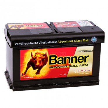 BANNER Running Bull AGM Start-Stop (58 001) 80R 800A 315x175x190