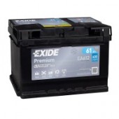 Аккумулятор EXIDE Premium 61R EA612 61Ач 600А обр. пол.