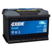 Аккумулятор EXIDE Excell 74L EB741 74Ач 680А прям. пол.