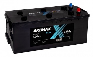 AKBMAX PLUS 190 euro 1200A 516x223x223