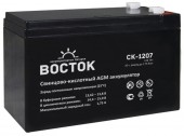 Аккумулятор ВОСТОК СК-1207 7Ач 0А универс. пол.