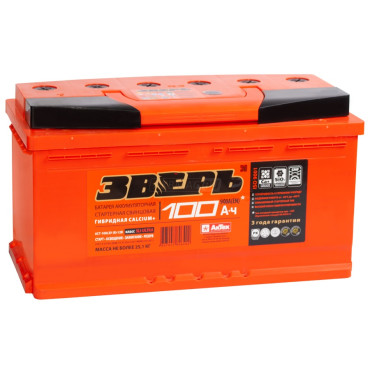 ЗВЕРЬ 100L 850A 353x175x190
