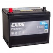 Аккумулятор EXIDE Premium 75R EA754 75Ач 630А обр. пол.