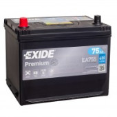EXIDE Premium 75R EA754 630A 267х172х220 EXIDE Premium 75R EA754 630A 267х172х220