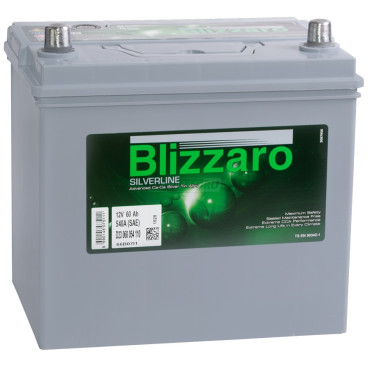 BLIZZARO SILVERLINE 60L 540A 232x173x225
