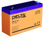 Аккумулятор Delta HR 6-15 15Ач 0А универс. пол.