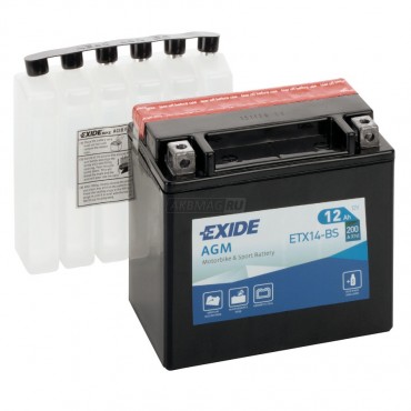 EXIDE ETX14-BS