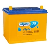 Аккумулятор АКОМ ASIA 75L 75Ач 630А прям. пол.