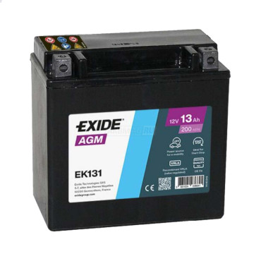 EXIDE Start-Stop AGM 13L EK131 200A 150х90х145