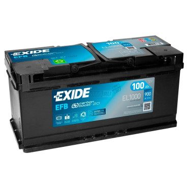 EXIDE Start-Stop EFB 100R EL1000 900A 353х175х190
