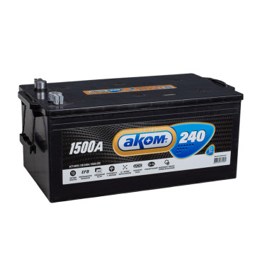 АКОМ EFB 240 euro 1500A 518x274x242